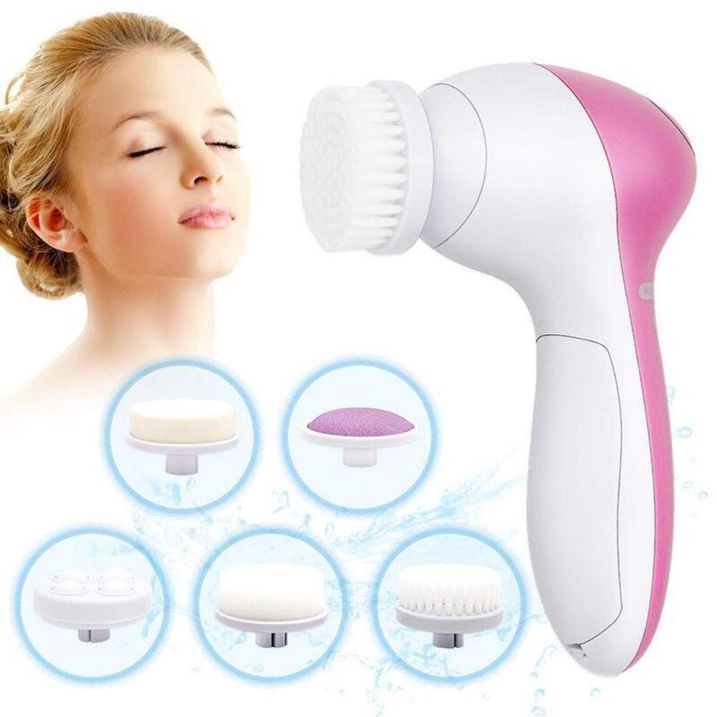 Face Massage Cleansing Brush 5 Pcs Set