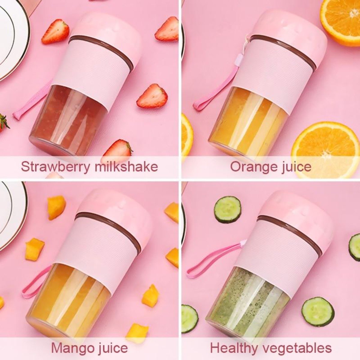 Portable Personal Juice Blender and Smoothie Maker